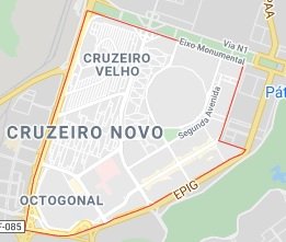 mapa cruzeiro df